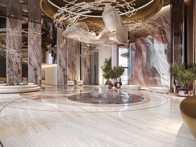 One Sky Park lobby