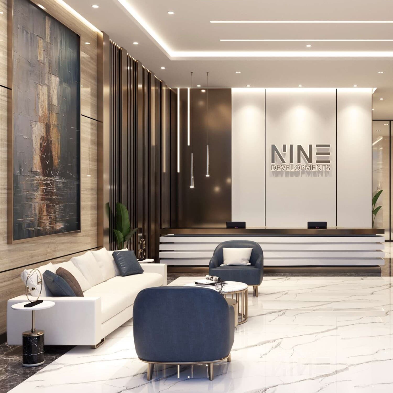 One by Nine lobby