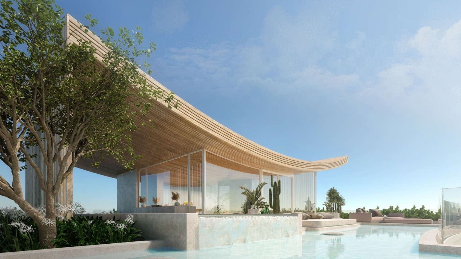 Zuha Island architecture