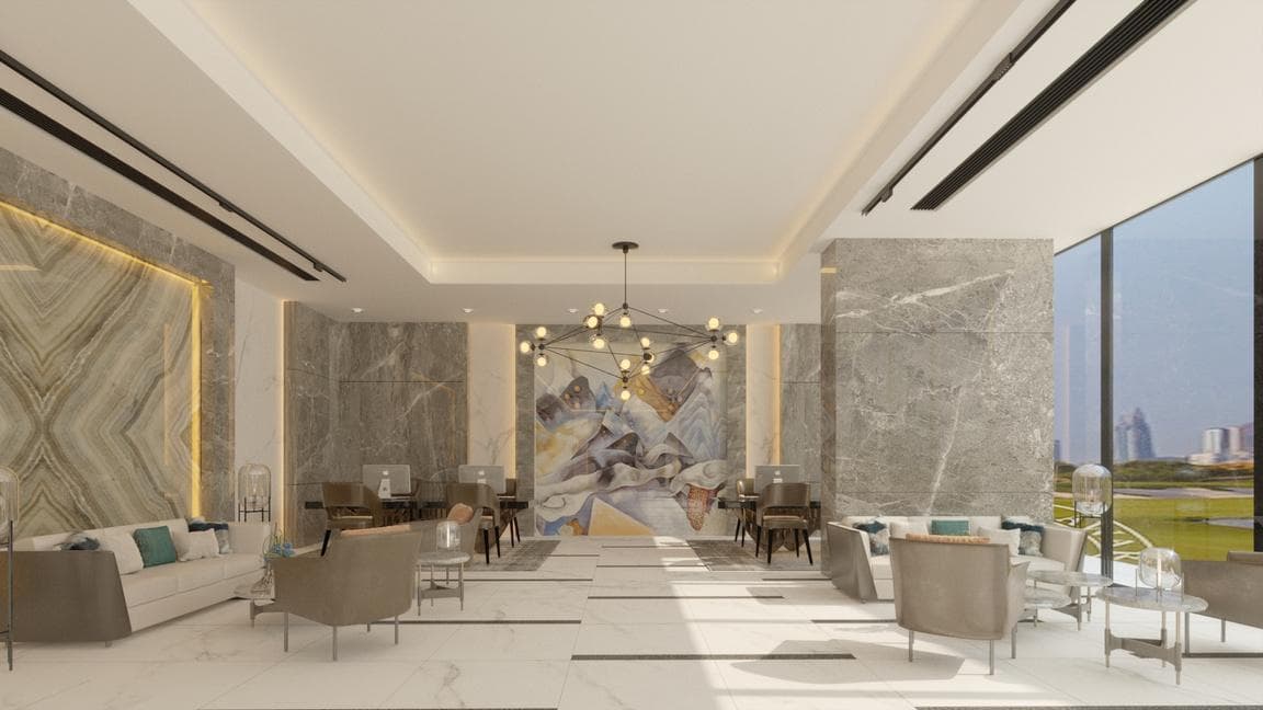 Violet Tower lobby