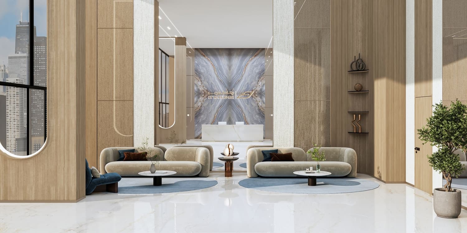 Binghatti Apex lobby