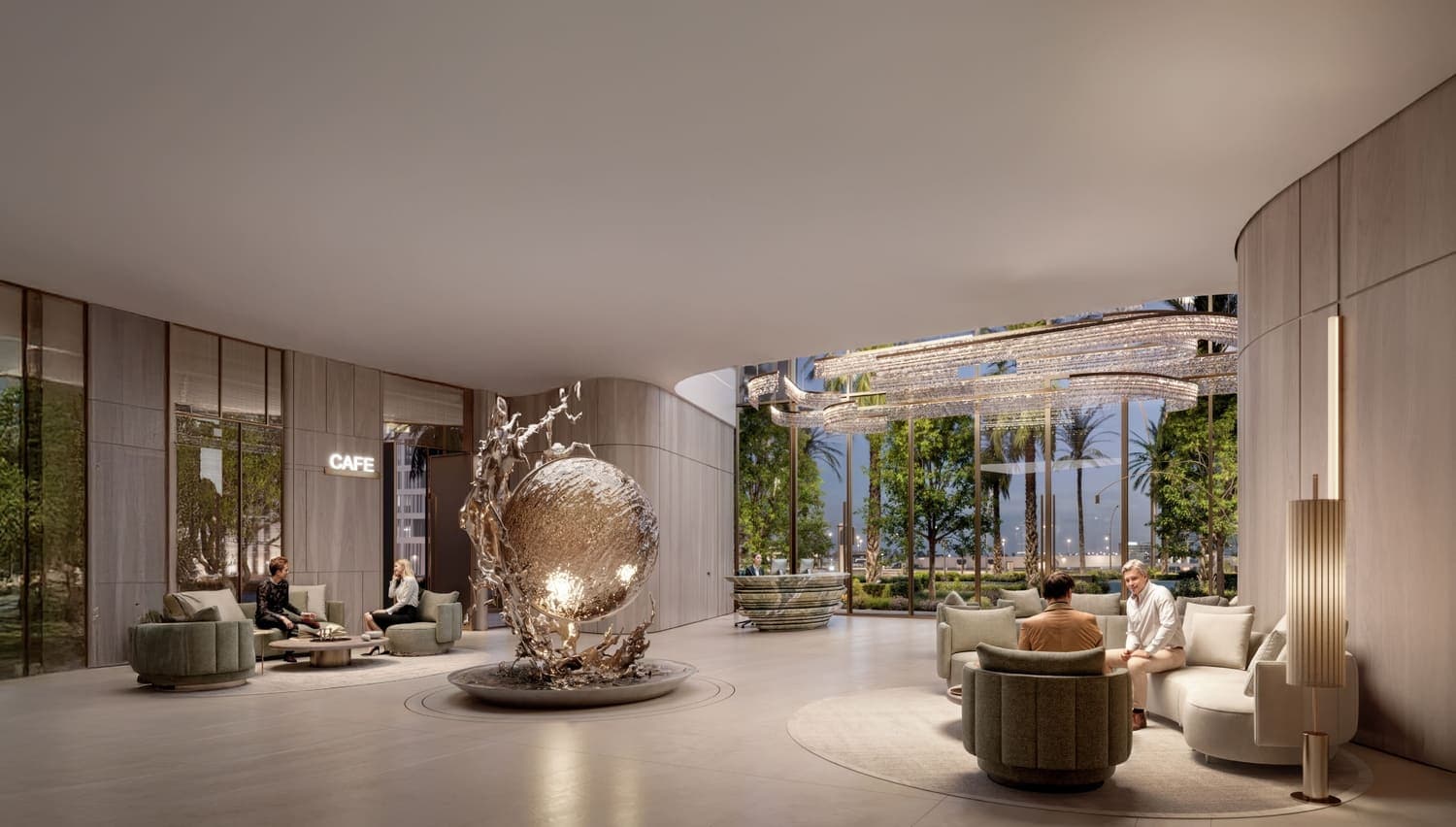 Saas Heights lobby