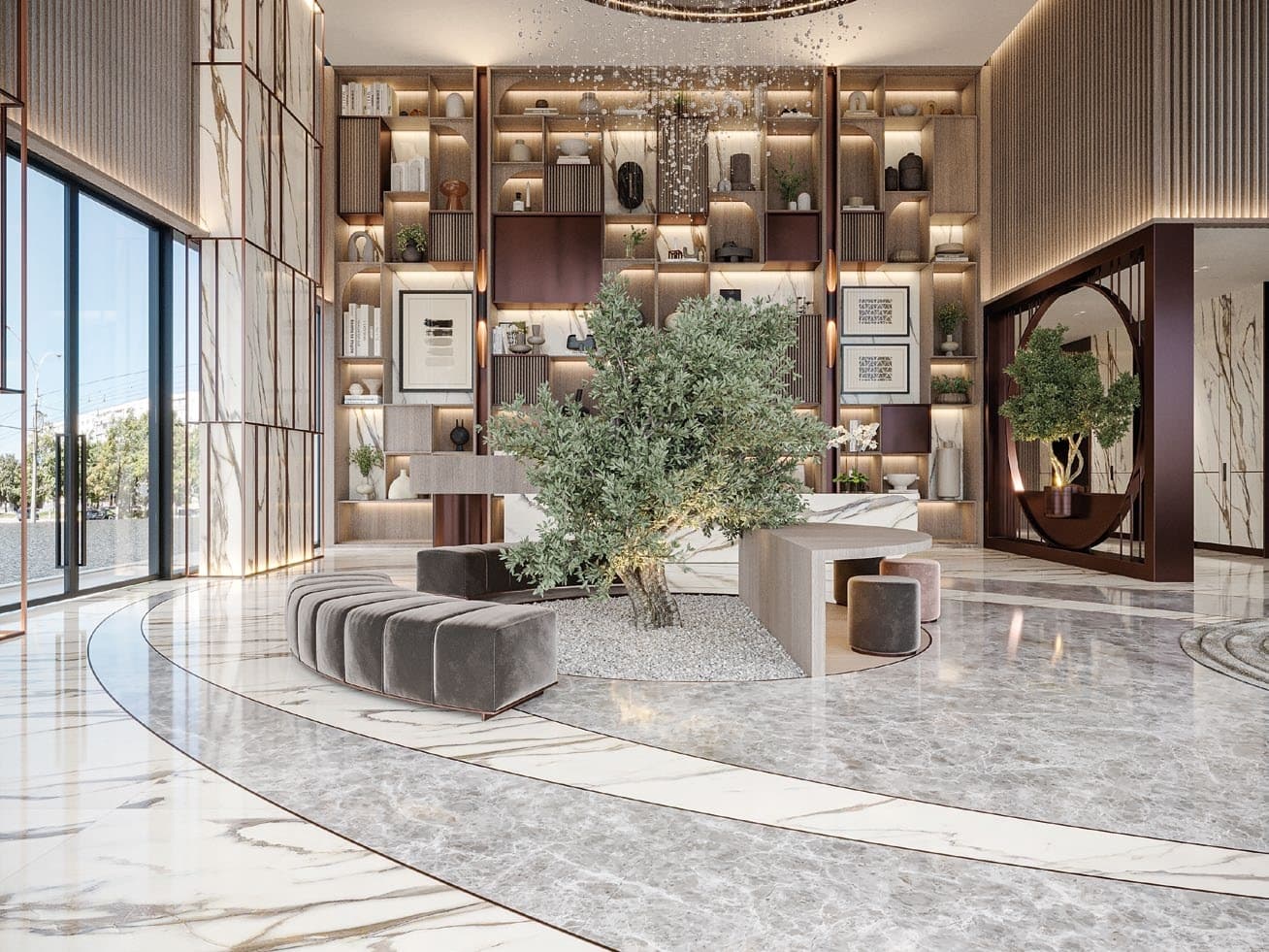 The Grove lobby