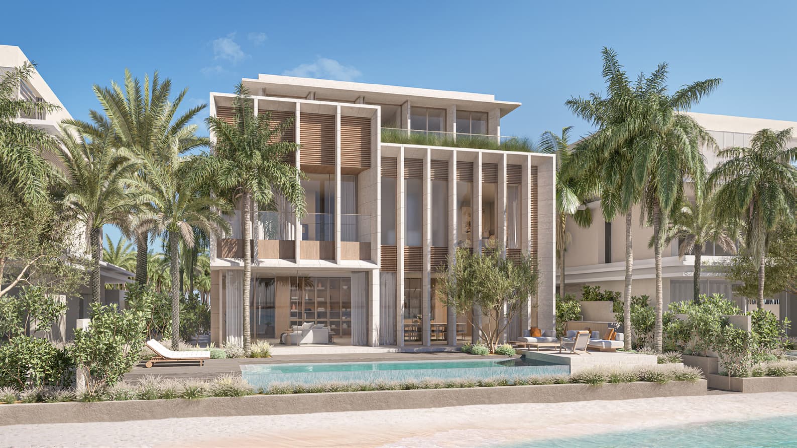 Palm Jebel Ali Villas architecture