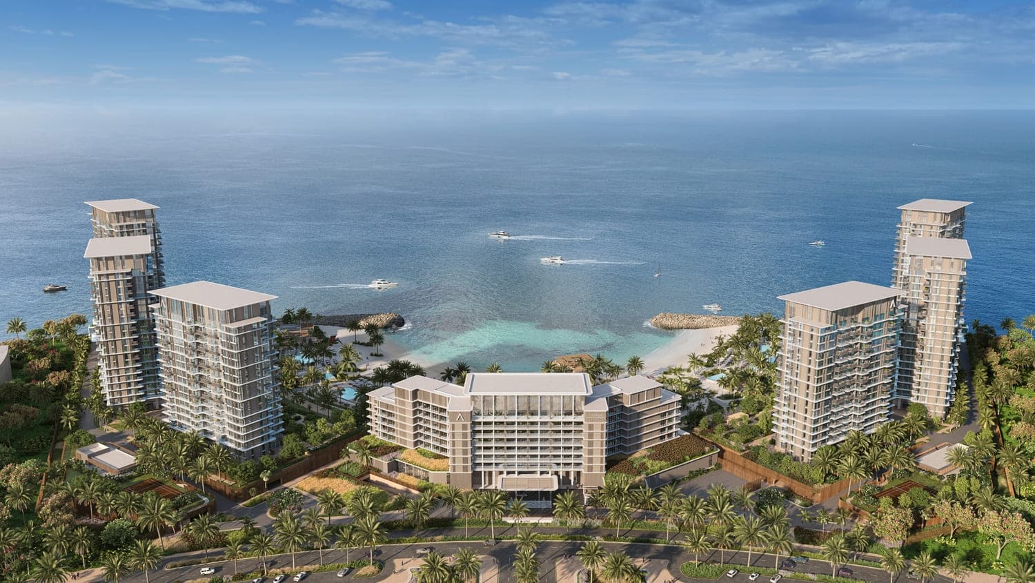 Address Residences Al Marjan Island architecture