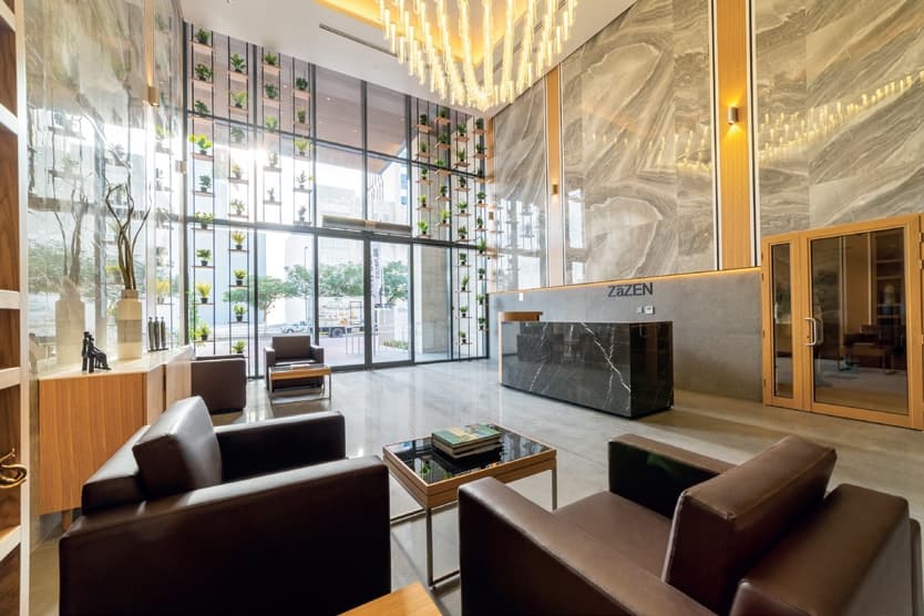Zazen Gardens lobby
