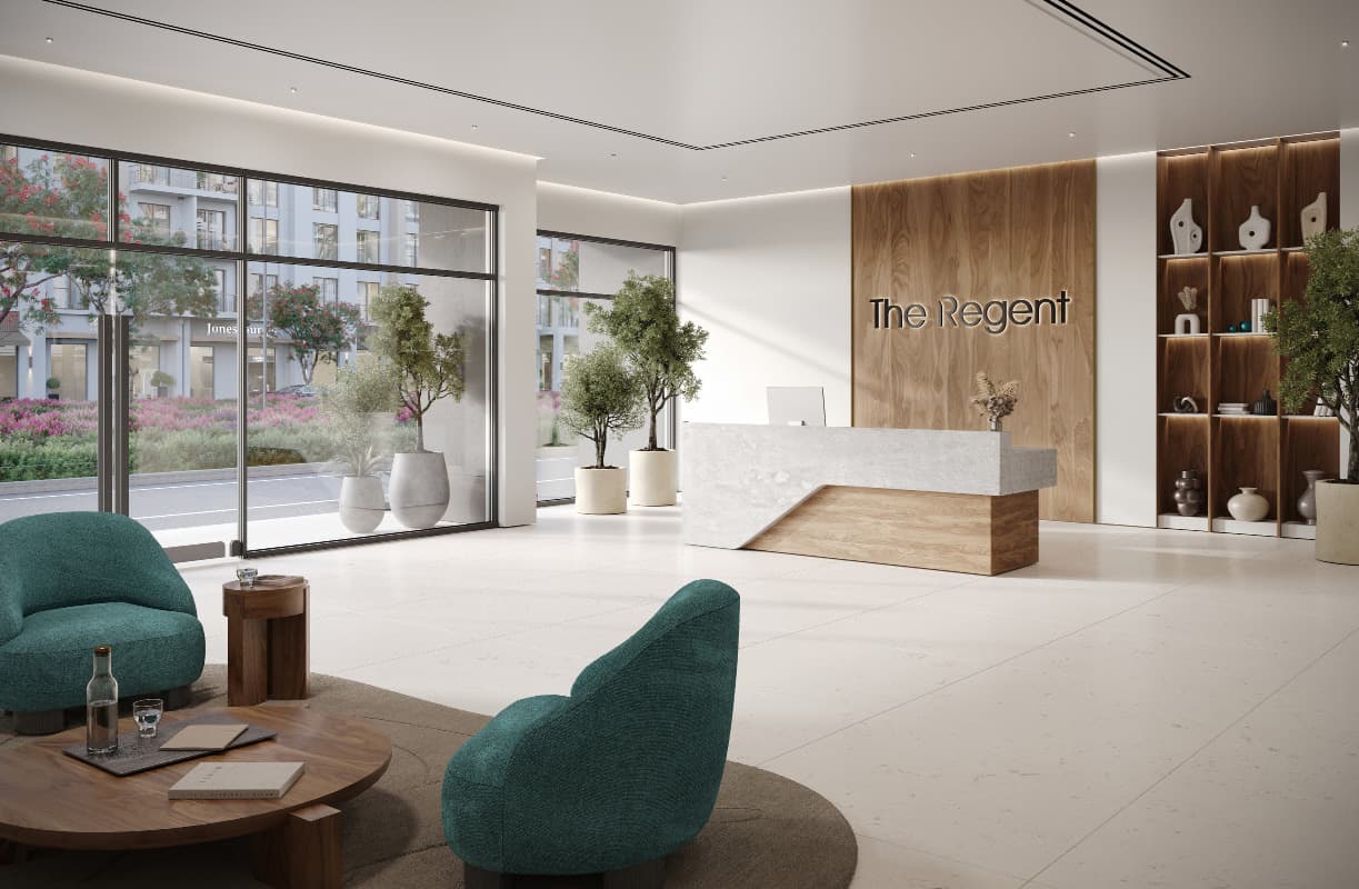 The Regent Residences lobby
