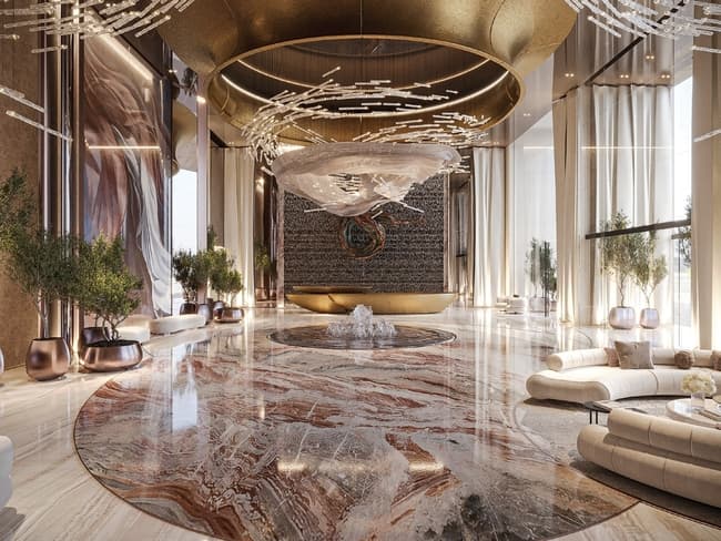 One Sky Park lobby