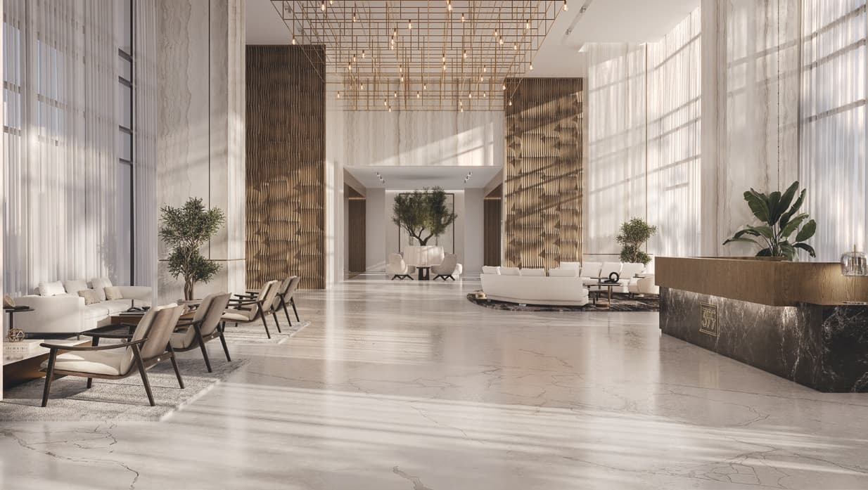 399 Hills Park lobby