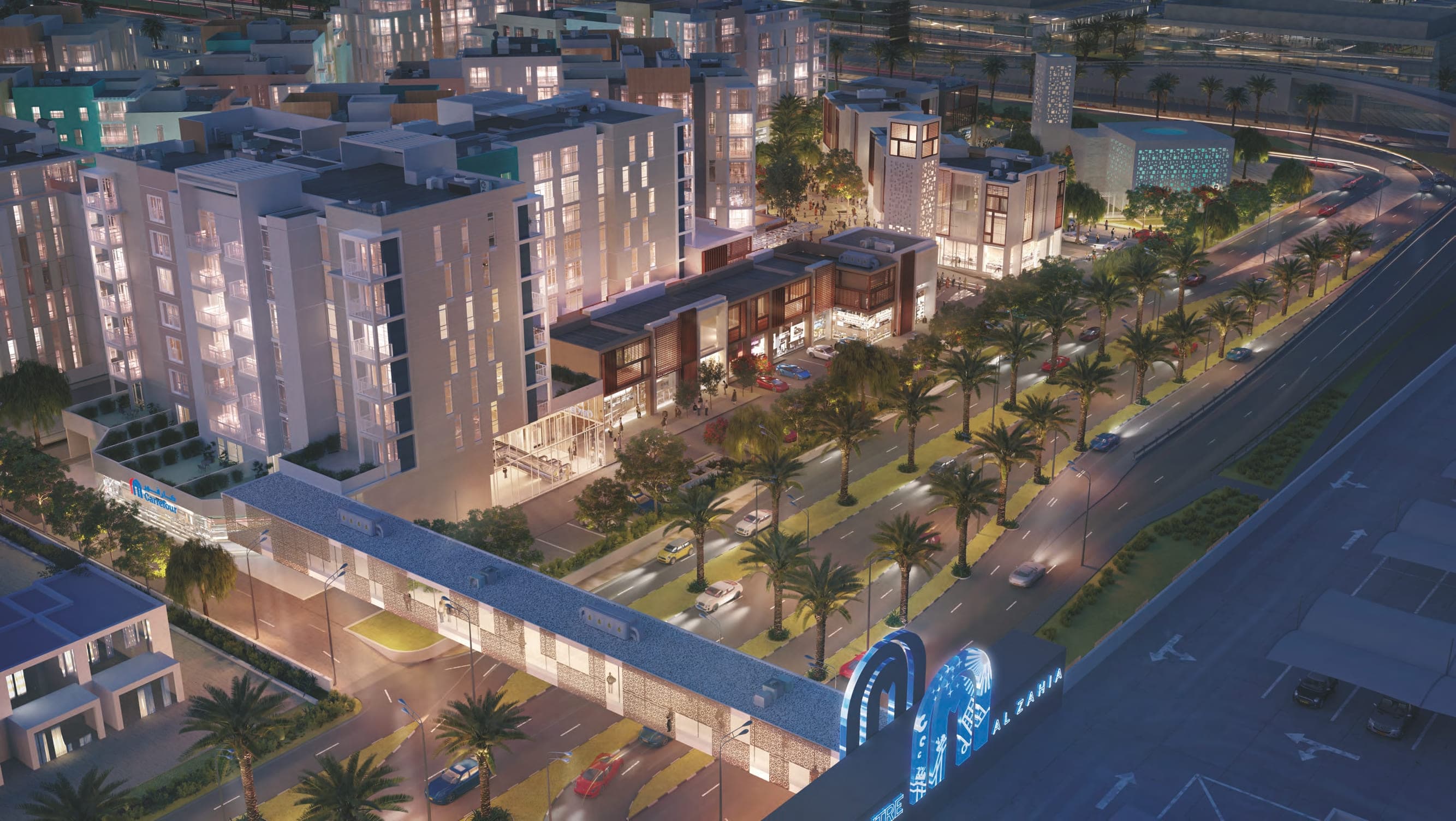 Uptown Al Zahia architecture