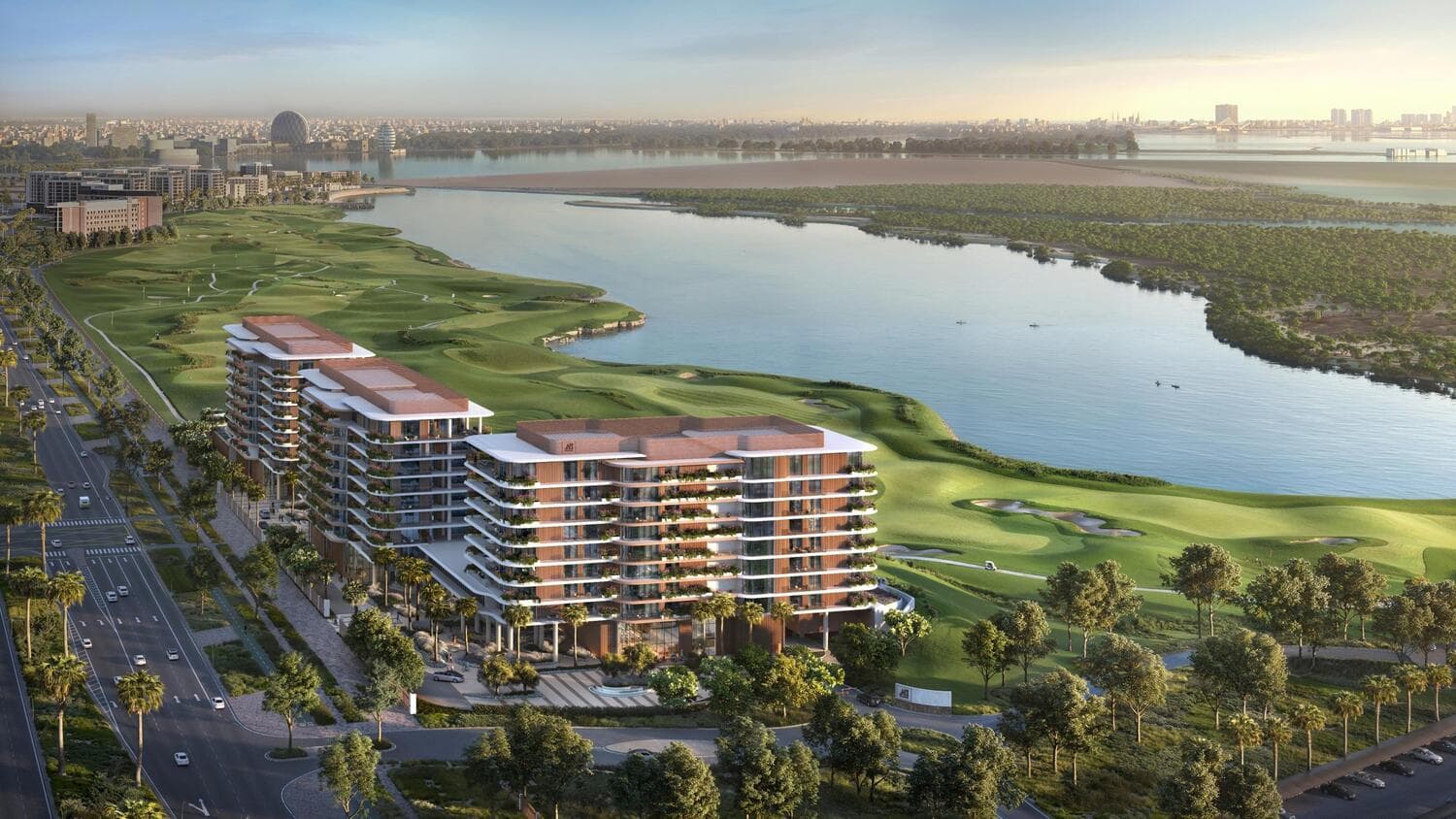 Waldorf Astoria Residences Yas architecture