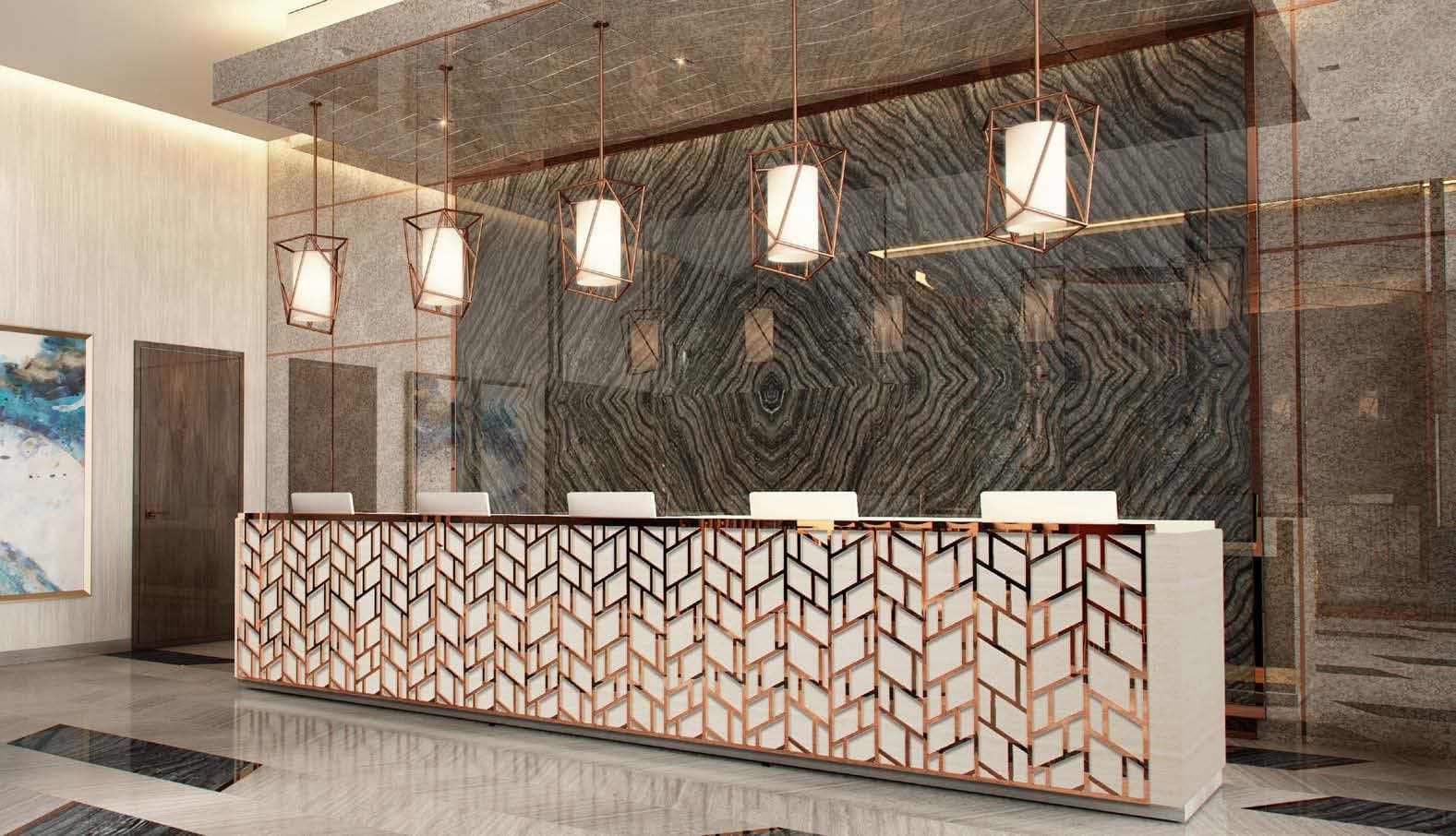 Damac Hills - Radisson Dubai lobby