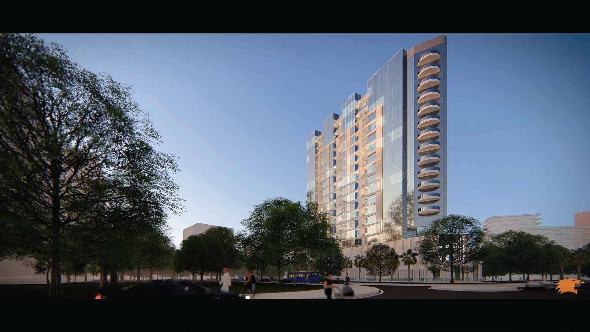 V Tower architecture