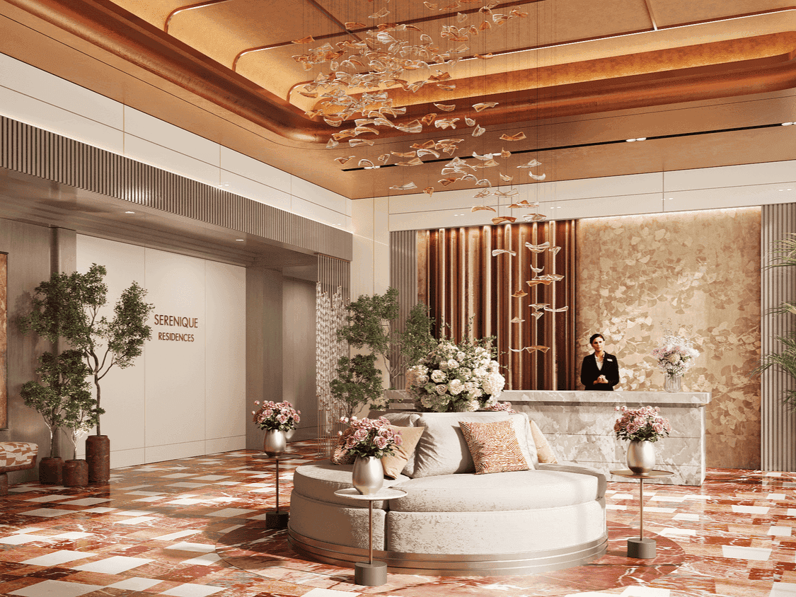 Treppan Serenique Residences lobby