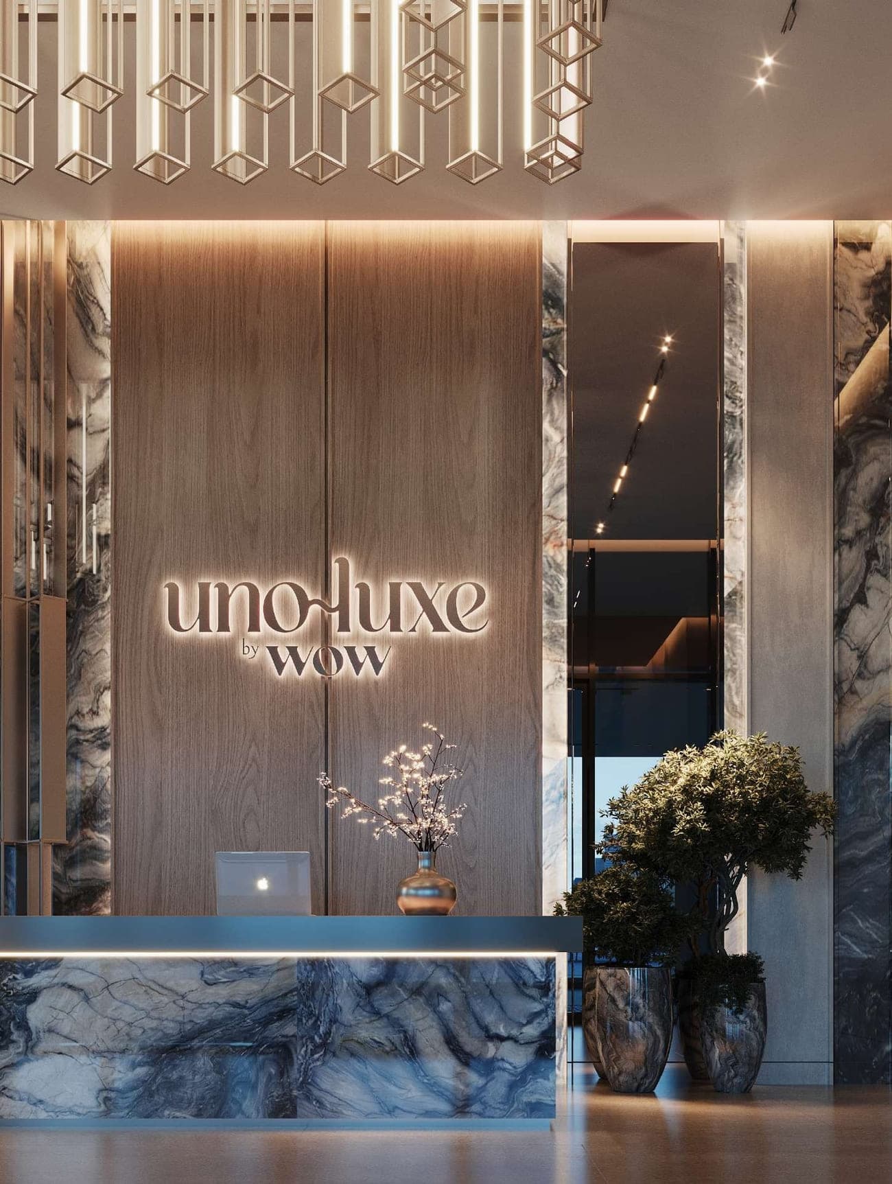 Uno-Luxe lobby