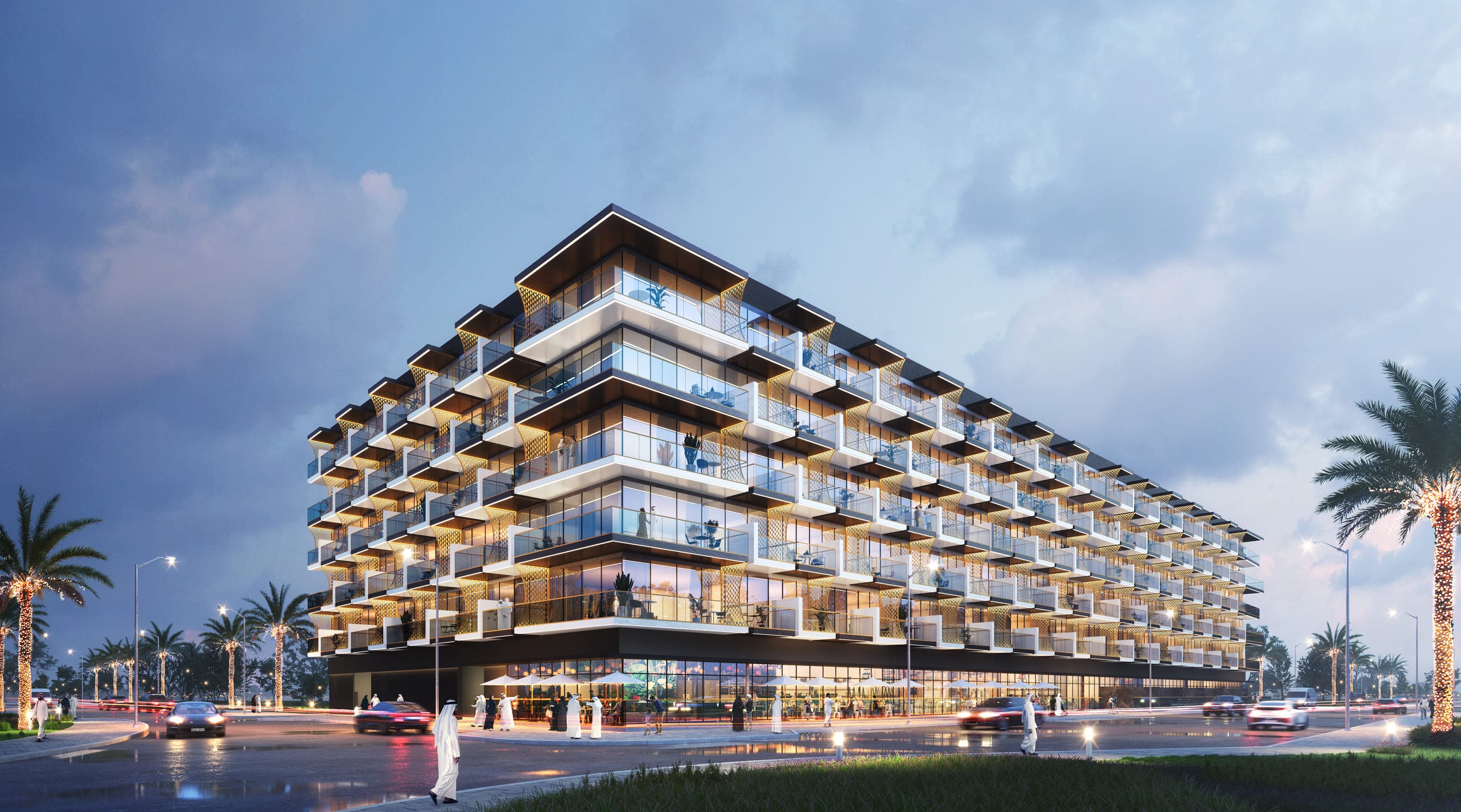 Binghatti Crescent architecture