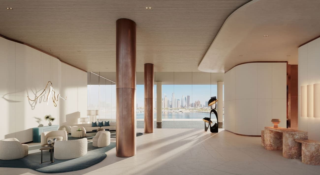Dubai Harbour Residence lobby