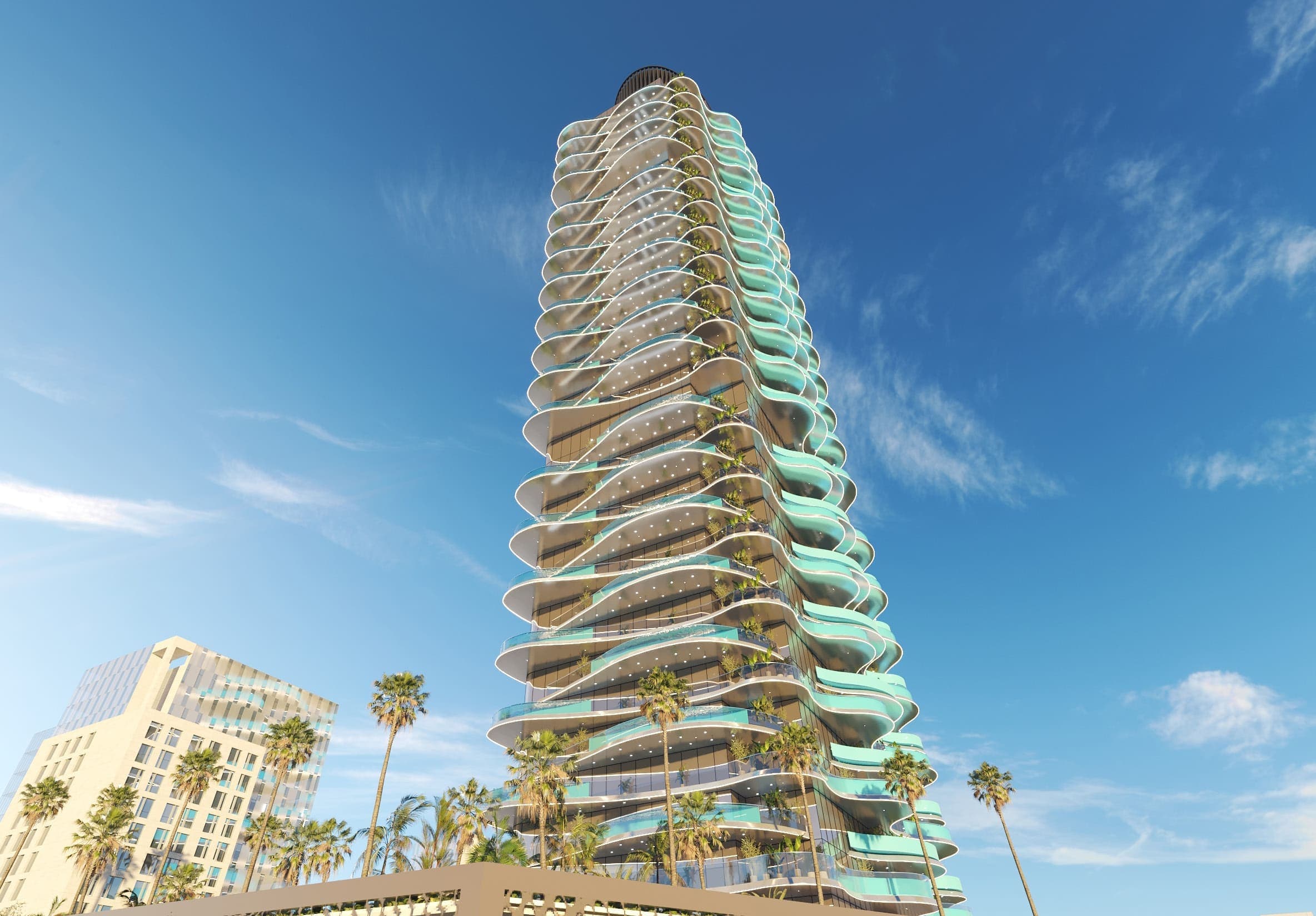 Volga Tower architecture