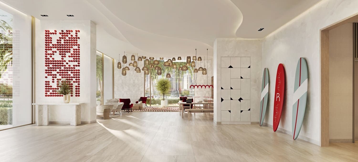 Rosso Bay Residences lobby