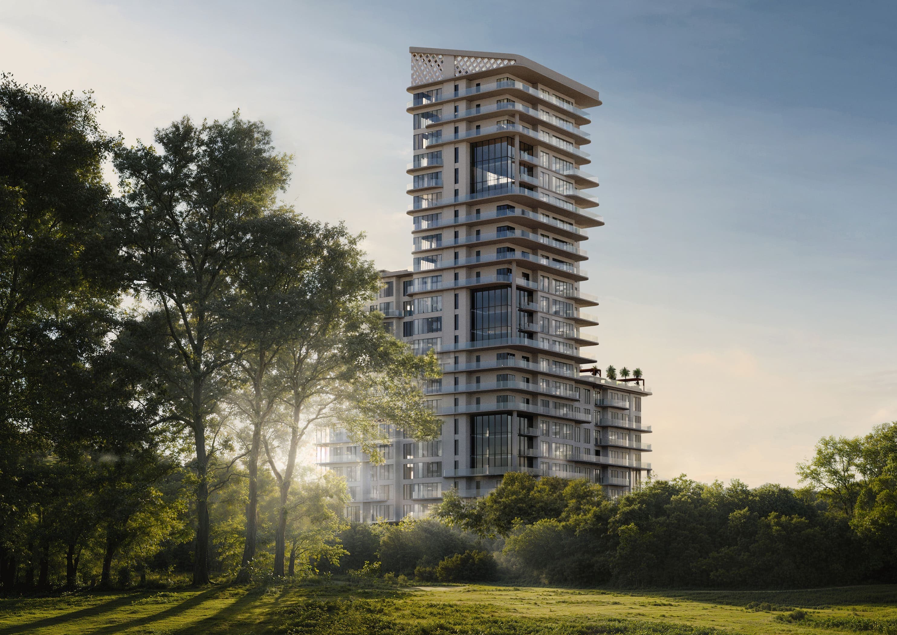 Radiant Garden Towers architecture